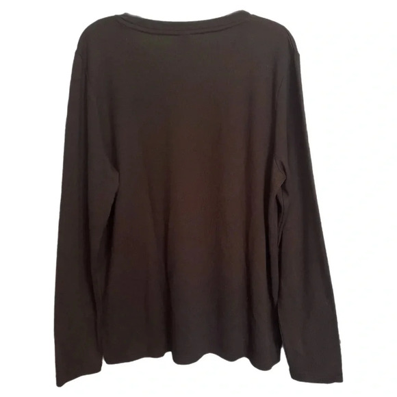 Simons Twik Black Long Sleeve Top Red Rose Embroidery Goth  Emo Romantic Size XL - Picture 2 of 11